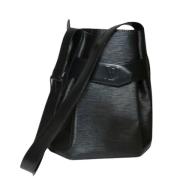 Pre-owned Leather louis-vuitton-bags Louis Vuitton Vintage , Black , D...