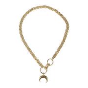 Vergulde Charme Ketting Marine Serre , Yellow , Dames