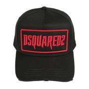 Stijlvolle Hoed voor Mannen en Vrouwen Dsquared2 , Black , Heren