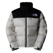 Retro Nuptse-jas in White Dune The North Face , White , Dames