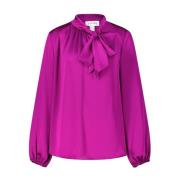 Satijnen Strikblouse Joseph Ribkoff , Purple , Dames