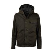 Olijfgroene Kevlar Wax Jas Barbour , Green , Heren