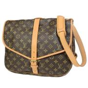 Pre-owned Canvas louis-vuitton-bags Louis Vuitton Vintage , Brown , Da...