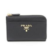 Pre-owned Leather wallets Prada Vintage , Black , Dames