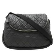 Pre-owned Leather chanel-bags Chanel Vintage , Black , Dames