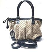 Pre-owned Canvas gucci-bags Gucci Vintage , Beige , Dames