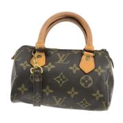 Pre-owned Canvas louis-vuitton-bags Louis Vuitton Vintage , Brown , Da...