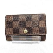 Pre-owned Canvas key-holders Louis Vuitton Vintage , Brown , Dames