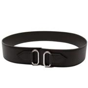 Pre-owned Leather belts Hermès Vintage , Black , Dames