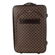 Pre-owned Leather travel-bags Louis Vuitton Vintage , Brown , Dames