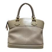 Pre-owned Leather louis-vuitton-bags Louis Vuitton Vintage , Gray , Da...