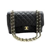 Pre-owned Leather chanel-bags Chanel Vintage , Black , Dames