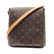 Pre-owned Canvas shoulder-bags Louis Vuitton Vintage , Brown , Dames