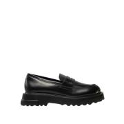 Zwarte platte schoenen Moderne stijl Love Moschino , Black , Dames