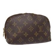 Pre-owned Canvas pouches Louis Vuitton Vintage , Brown , Dames