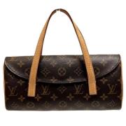 Pre-owned Canvas handbags Louis Vuitton Vintage , Brown , Dames