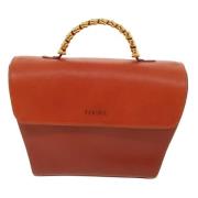 Pre-owned Leather handbags Loewe Pre-owned , Red , Dames