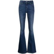 Indigo Flared High-Waist Jeans Liu Jo , Blue , Dames