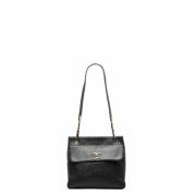 Pre-owned Leather chanel-bags Chanel Vintage , Black , Dames