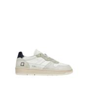 Vintage Court Sneakers in wit leer D.a.t.e. , White , Heren