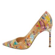 Pre-owned Fabric heels Manolo Blahnik Pre-owned , Multicolor , Dames