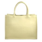 Pre-owned Leather dior-bags Dior Vintage , Beige , Dames