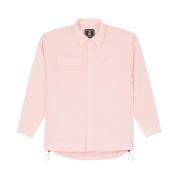 Oversized Casual Shirt in Roze Dickies , Pink , Heren