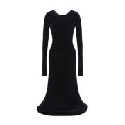 Elegante Jurk voor Vrouwen Emporio Armani , Black , Dames