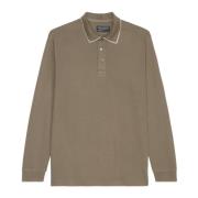 Polo shirt jersey regular Marc O'Polo , Brown , Heren