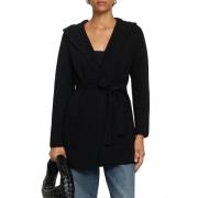 Zwarte Finezza Jas voor Vrouwen Max Mara , Black , Dames