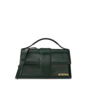 Groene leren schoudertas Jacquemus , Green , Dames