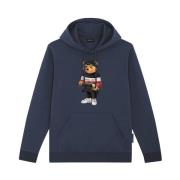 Blauwe Hoodie voor Mannen Baron Filou , Blue , Heren