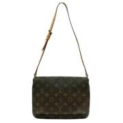 Pre-owned Canvas louis-vuitton-bags Louis Vuitton Vintage , Brown , Da...