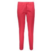 Klassieke Straight-leg Broek Dondup , Red , Dames