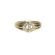 Pre-owned Yellow Gold dior-jewelry Dior Vintage , Yellow , Dames