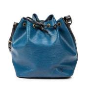 Pre-owned Leather shoulder-bags Louis Vuitton Vintage , Blue , Dames