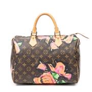 Pre-owned Coated canvas handbags Louis Vuitton Vintage , Brown , Dames