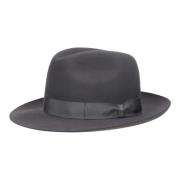 Marengo Fedora Hat Borsalino , Gray , Heren