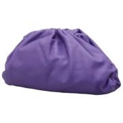 Pre-owned Leather pouches Bottega Veneta Vintage , Purple , Dames