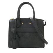 Pre-owned Leather louis-vuitton-bags Louis Vuitton Vintage , Black , D...