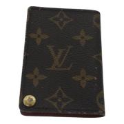 Pre-owned Canvas wallets Louis Vuitton Vintage , Brown , Dames