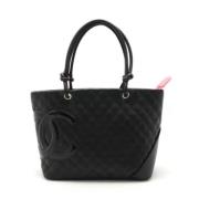 Pre-owned Fabric chanel-bags Chanel Vintage , Black , Dames