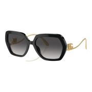 Zwart/Grijs Getinte Zonnebril Dolce & Gabbana , Black , Dames