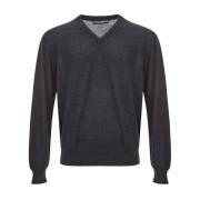 Grijze Cashmere Trui voor Mannen Dolce & Gabbana , Gray , Heren