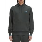 Klassieke hoodie met Tipped manchetten Fred Perry , Green , Heren