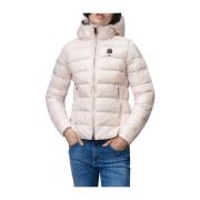 Roze Winterjas met Capuchon Blauer , Pink , Dames