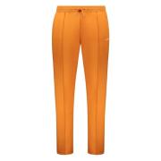 Tech Fabric Track Pants met Koord Les Deux , Orange , Heren