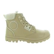 Sneeuw Warme Chukka Laarzen Palladium , Beige , Dames