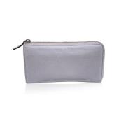 Pre-owned Leather wallets Gucci Vintage , Gray , Dames