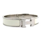 Pre-owned Metal bracelets Hermès Vintage , Gray , Dames